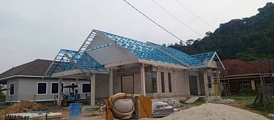 Rumah keluasan 2200 kaki